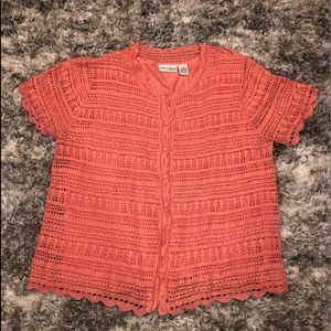 Women’s Croft and Barrow Coral Shirt